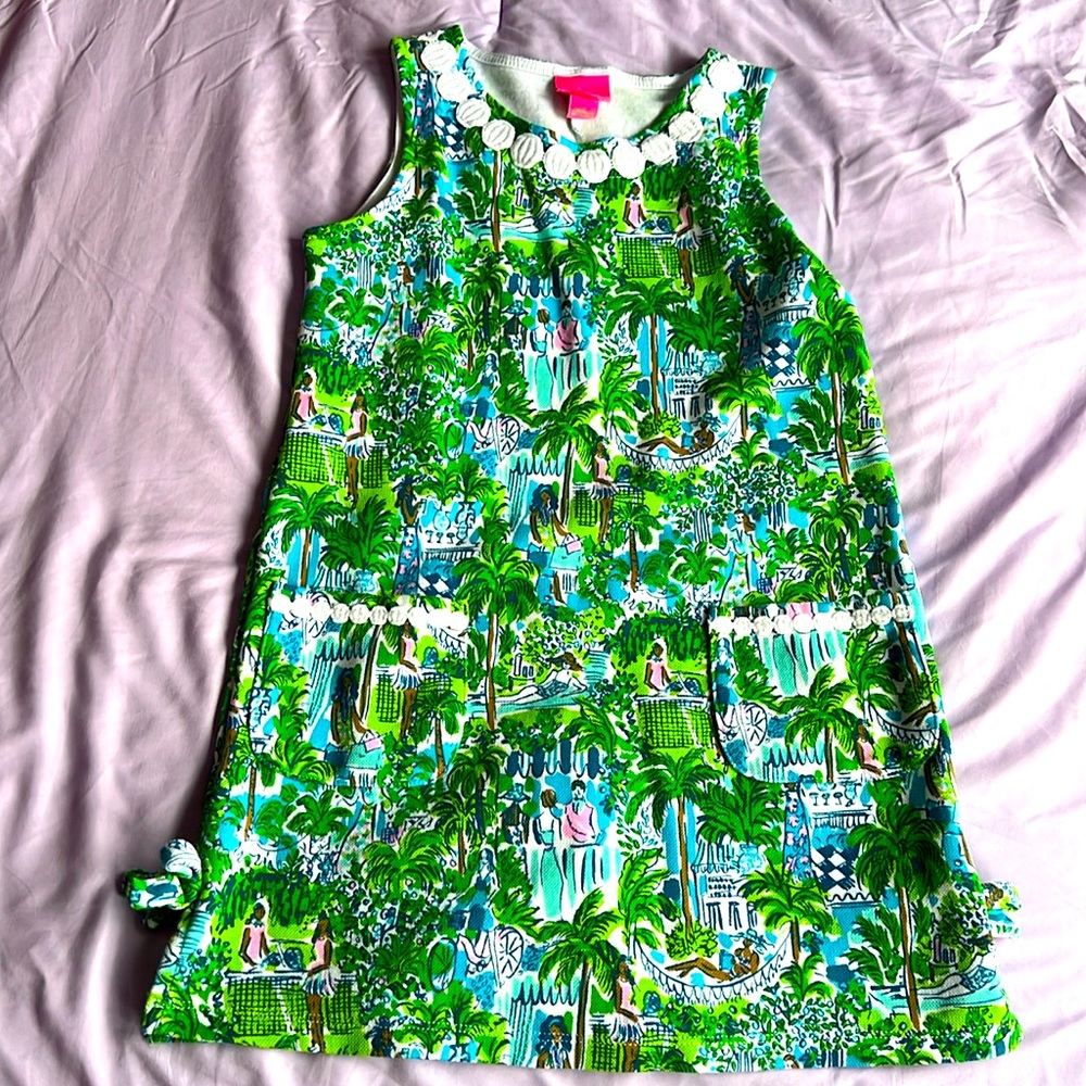 Girls Lilly Pulitzer girls dress size Large 8-10.